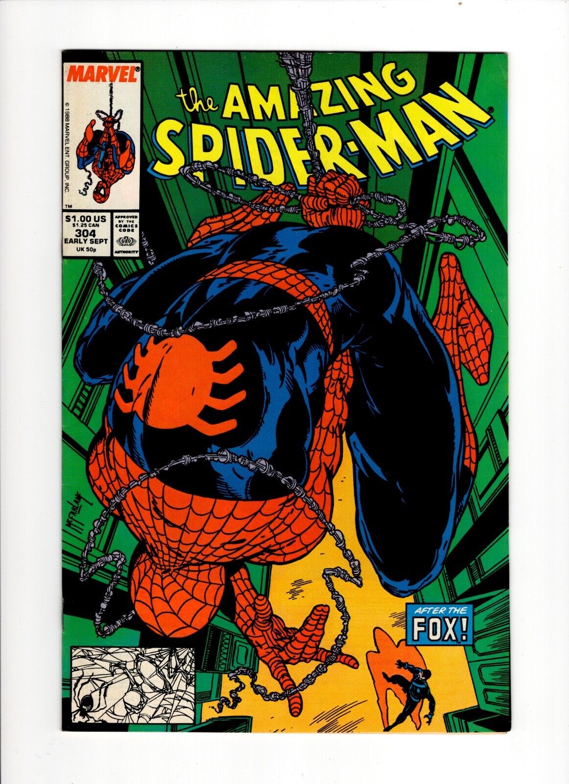 AMAZING SPIDER-MAN #304 (1988): Todd McFarlane: Nice Book