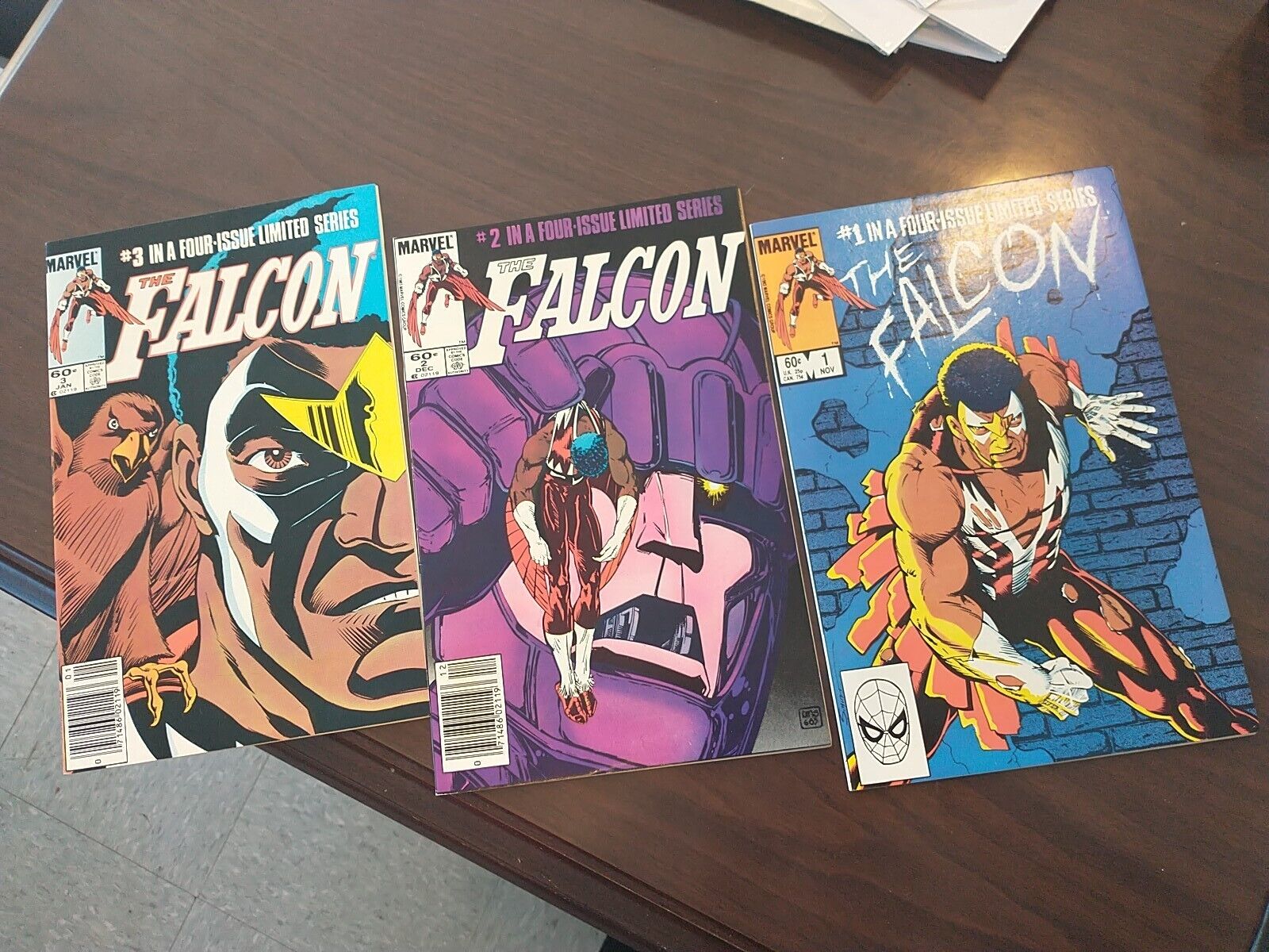 THE FALCON #1-#3 Limited Series (1983, Marvel Comics) Very Fine, Perfect