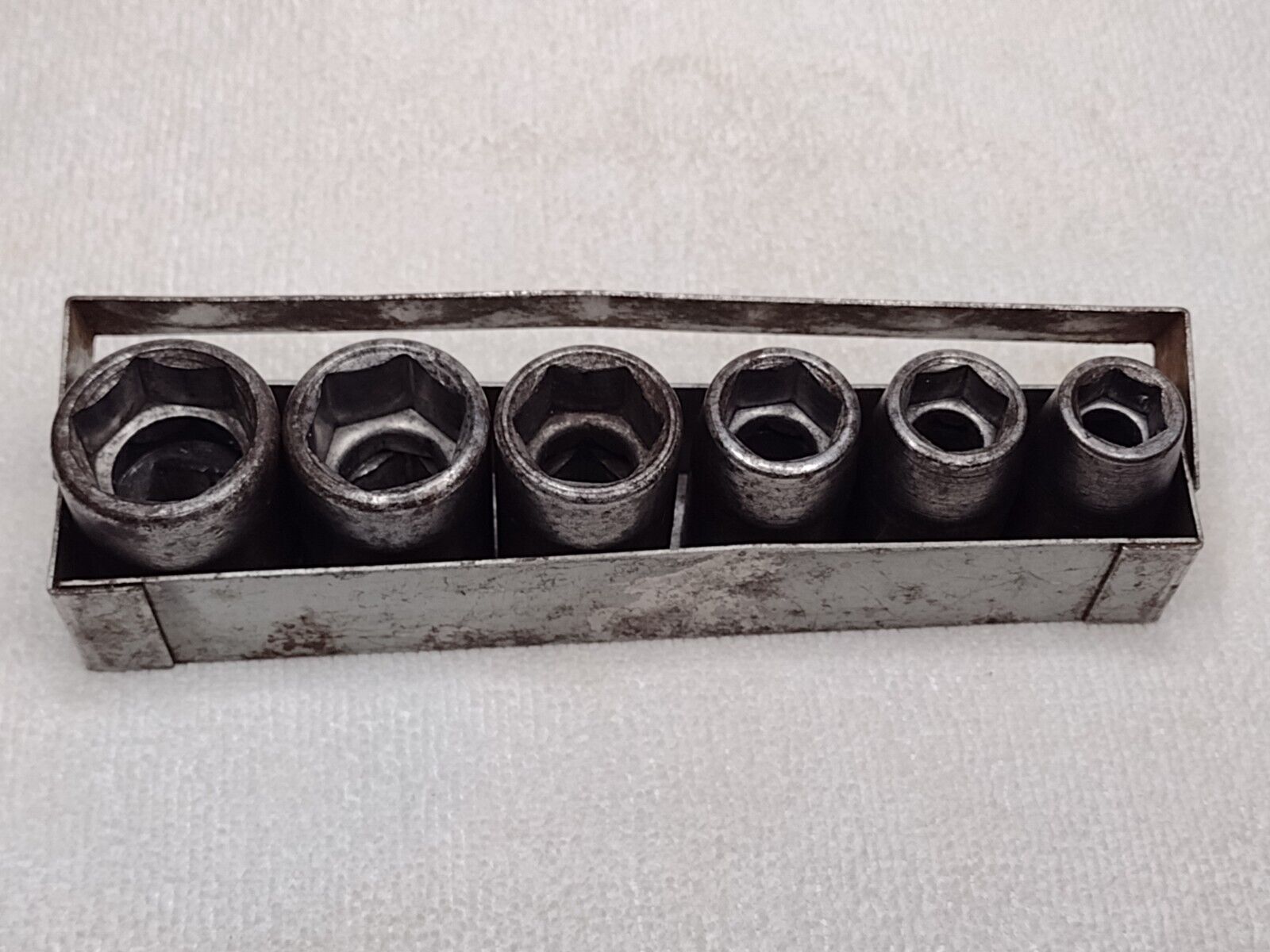 Williams 6pc 1/2 Drive SAE 6Pt Shallow Impact Socket Set in Metal Tray