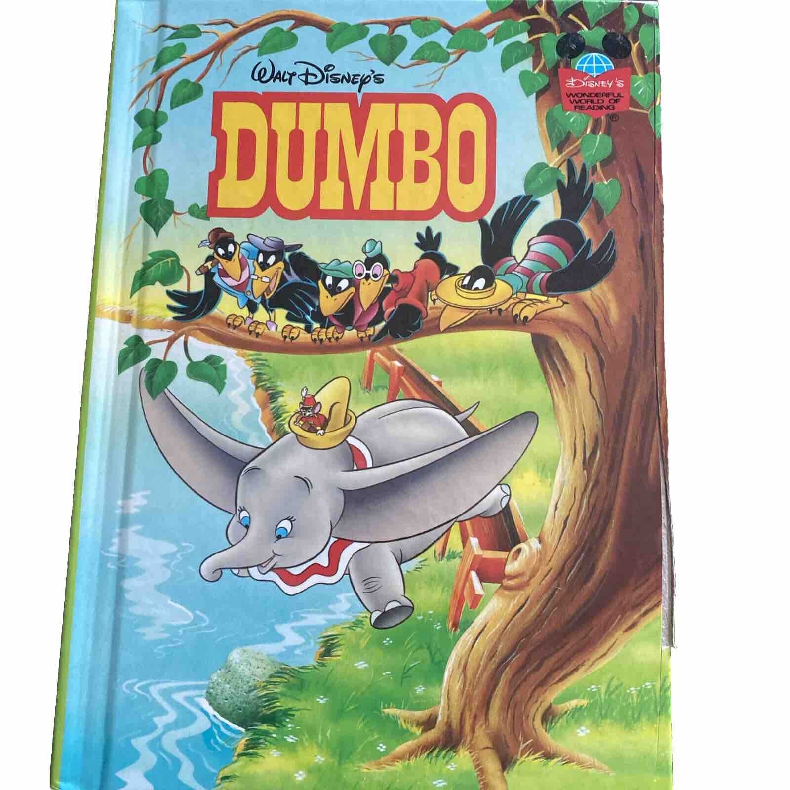 Walt Disney's DUMBO 1996 Hardcover Book Disney's  Wonderful World of Reading