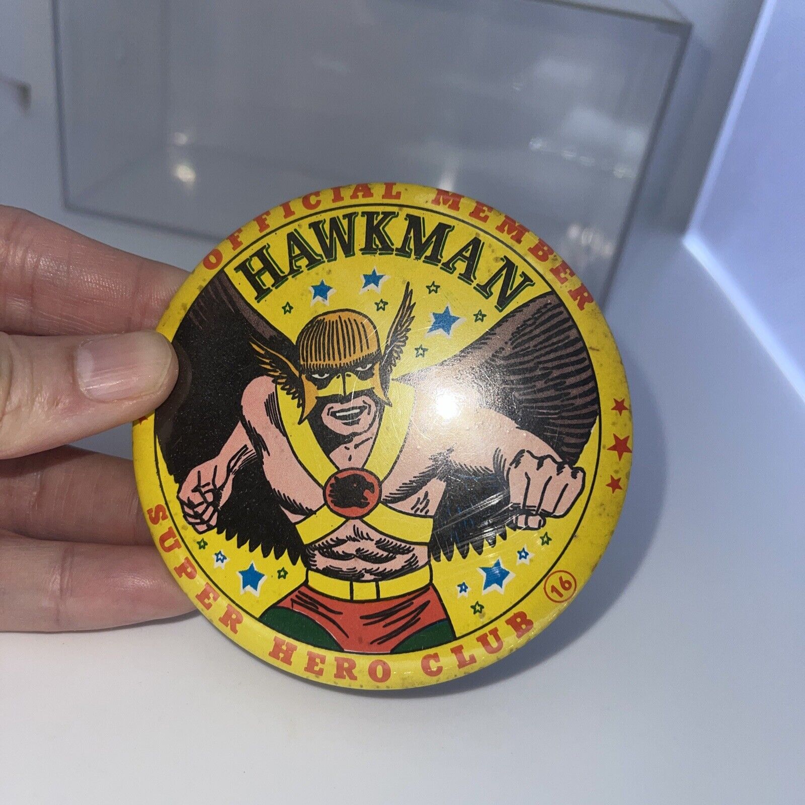 1966 HAWKMAN OFFICIAL MEMBER SUPER HERO CLUB Original 3.5