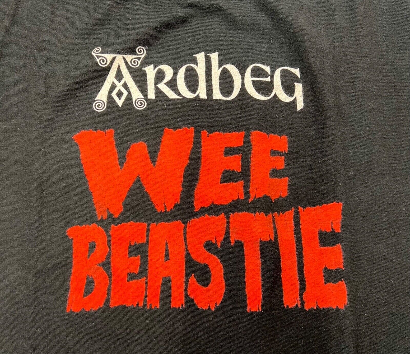Ardbeg Wee Beastie Islay Single Malt Whisky Black  T-shirt XL Tee