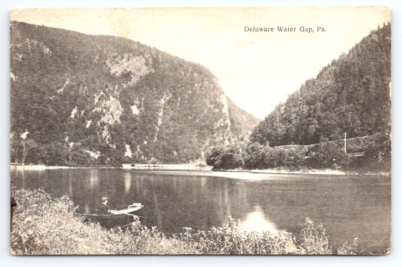 Delaware Water Gap PA Pre-1915 Postcard