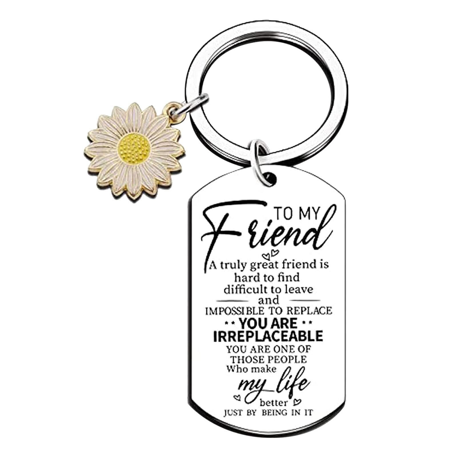Friendship Keychain True Friendship Keyring To My Friend Gift From BFF