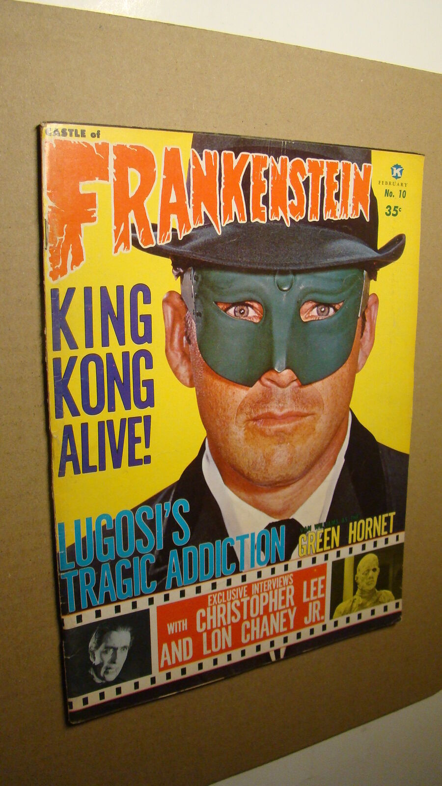 CASTLE OF FRANKENSTEIN 10 *NICE* KING KONG UFOs DRACULA FAMOUS MONSTERS 1971