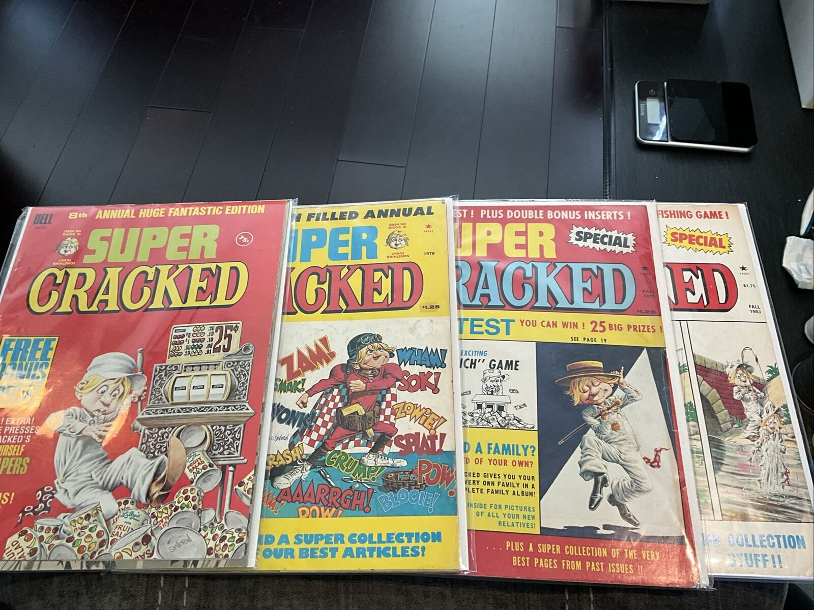 Cracked Super Lot Of 4 #s 8, 12, 16, 22