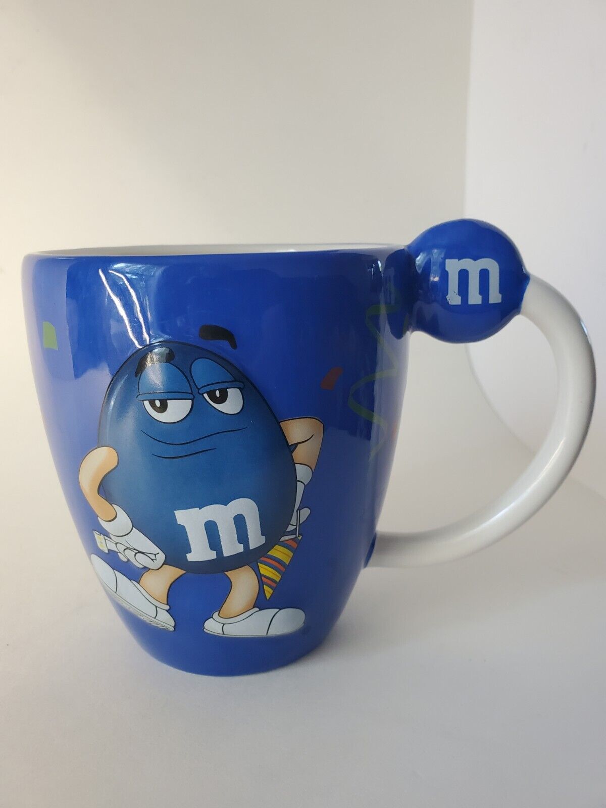 Vintage M&M Blue Coffee / Coco mug Mars 2005