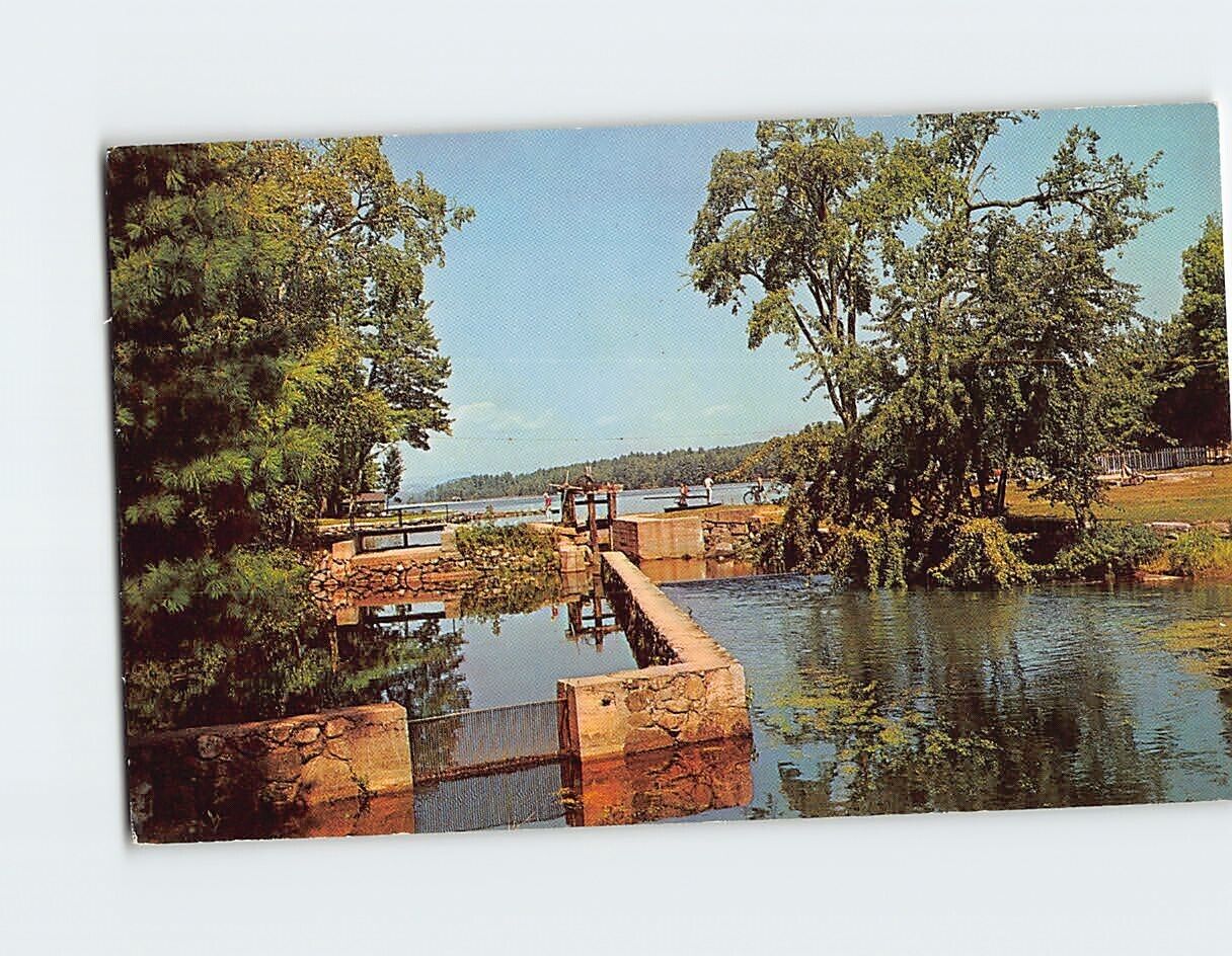 Postcard Highland Lake Bridgton Maine USA