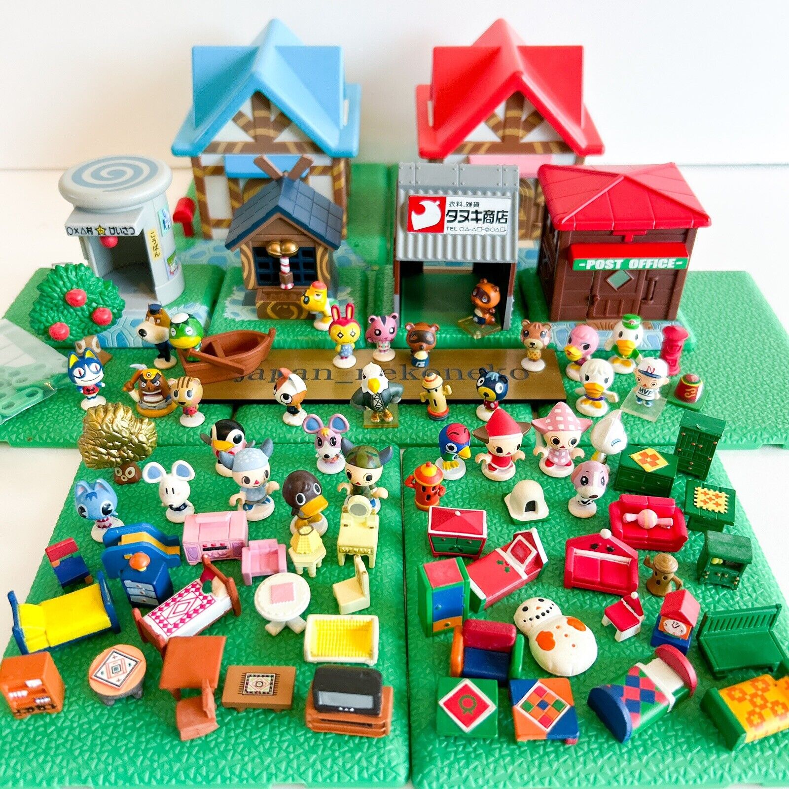 Animal Crossing Figure Let's make a Forest House Dollhouse furniture Post Office