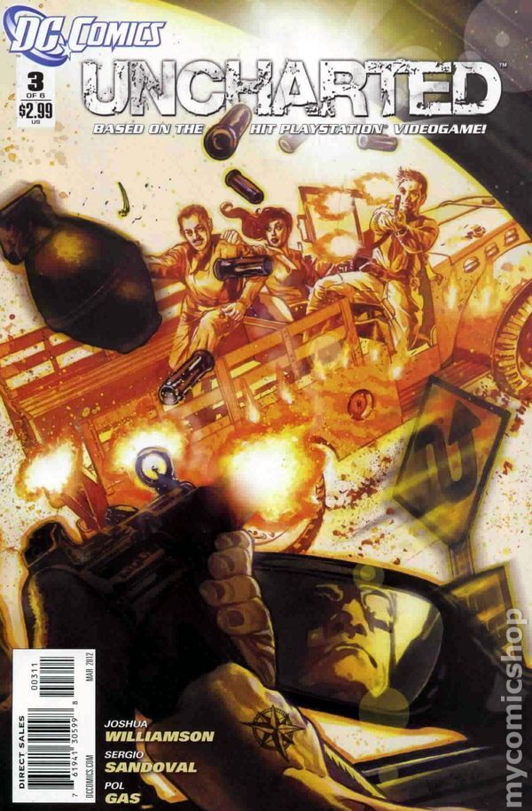 Uncharted #3 FN/VF 7.0 2012 Stock Image