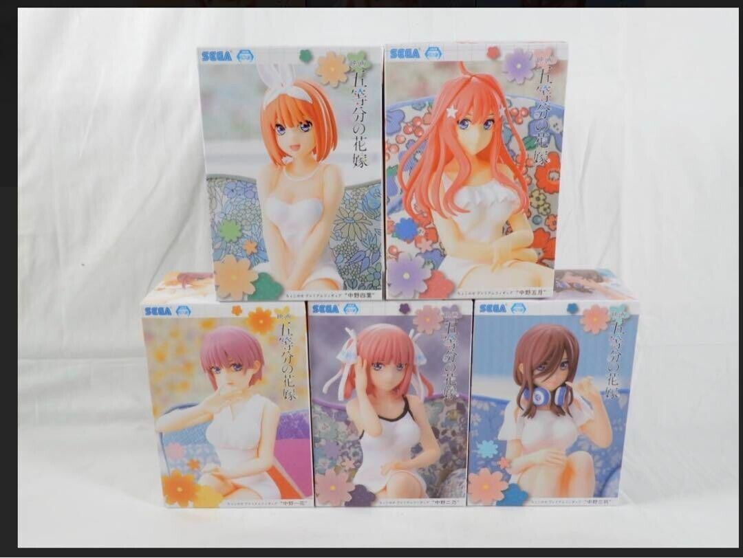 The Quintessential Quintuplets Nakano Sisters Figure Set Japan Limited Anime New