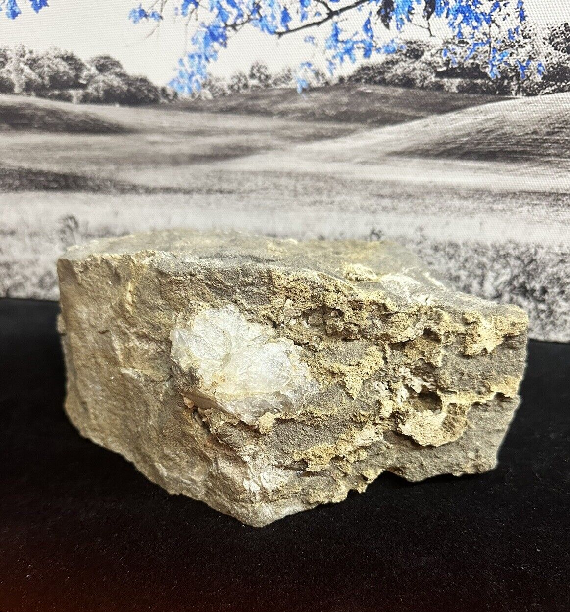 4lb Herkimer Diamond In matrix Specimen New York, USA Large Broken herk Mineral