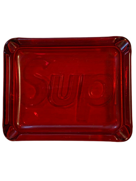 20ss Supreme Debossed Glass Ashtray from Japan Difficult to obtain 20231118M