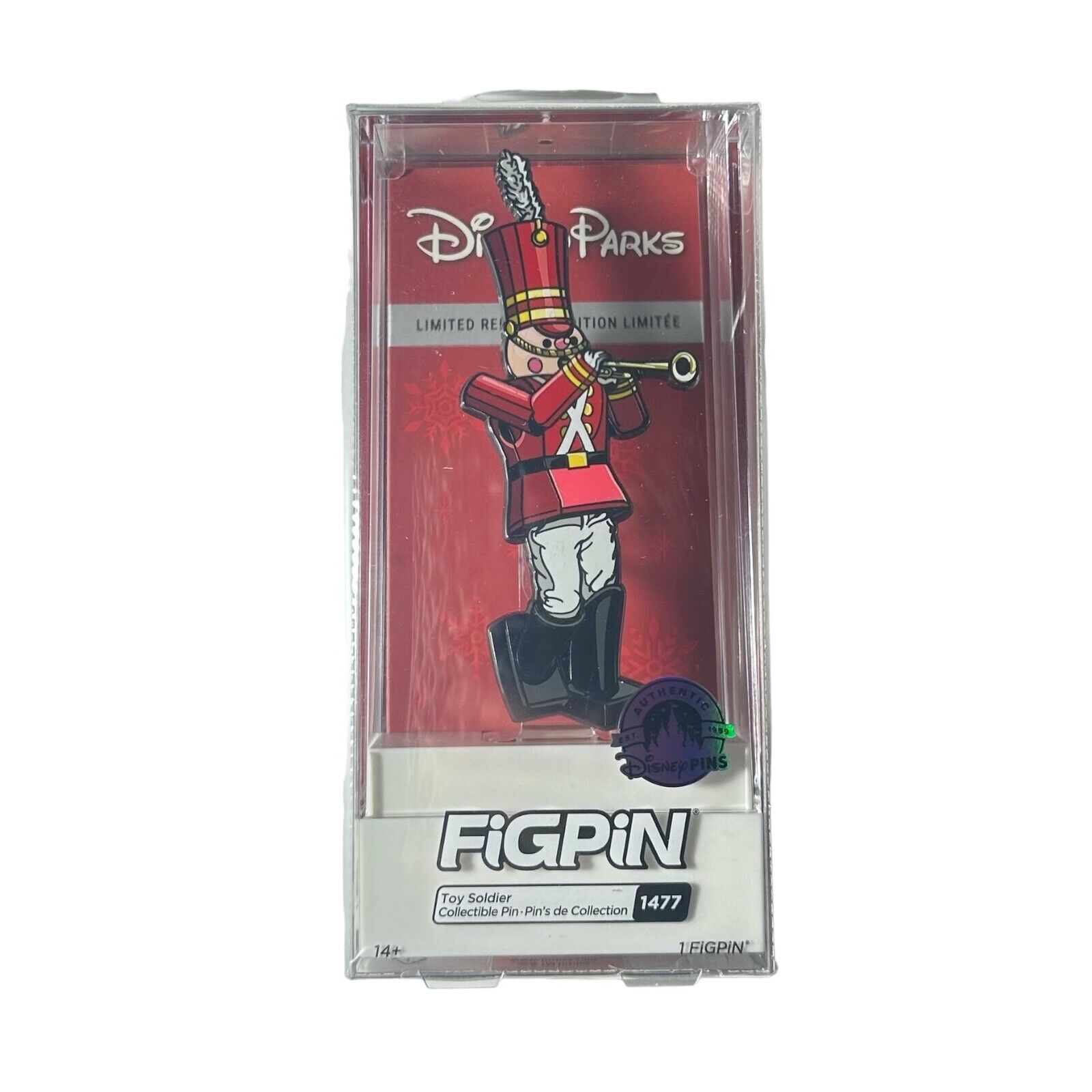 Disney Parks FIGPIN #1477 Christmas Holiday Toy Soldier Pin