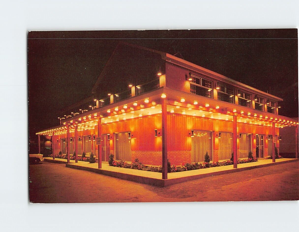 Postcard Gem Motel Dining Room & Cocktail Lounge Montréal Québec Canada