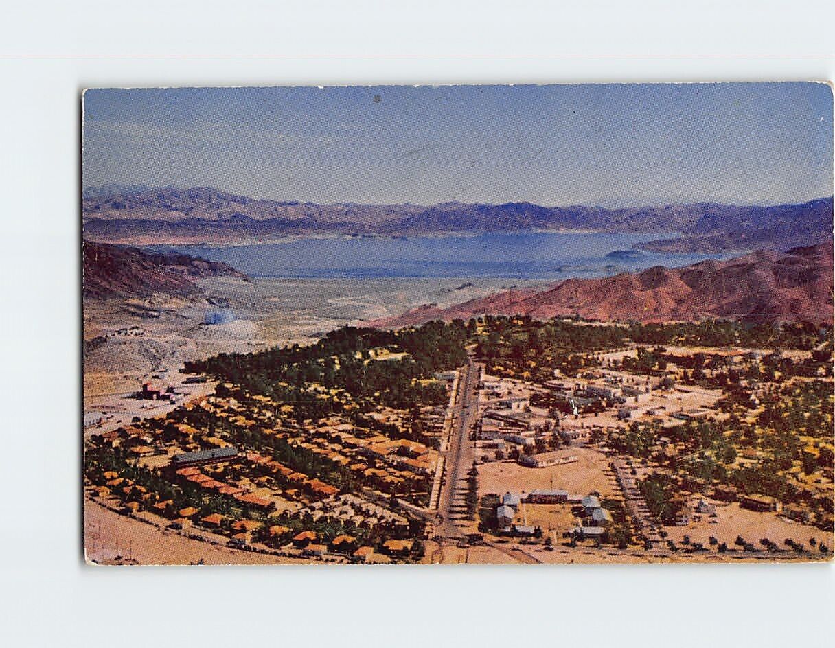 Postcard Aerial View of Boulder City Nevada USA