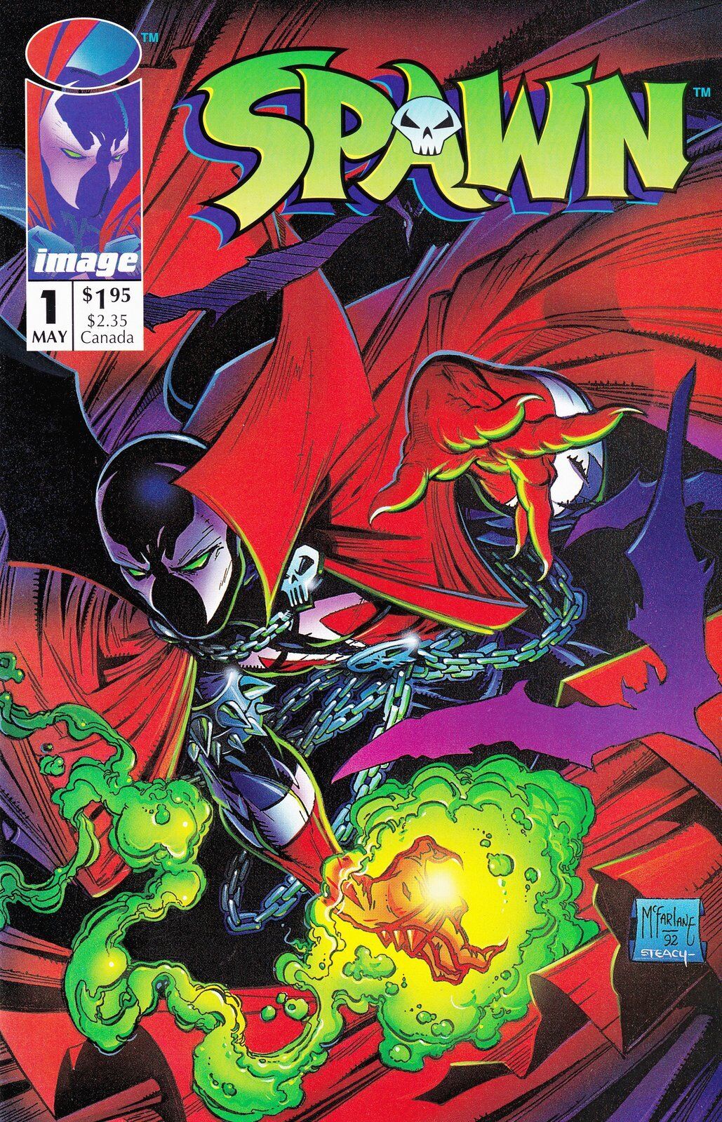 Spawn #1 McFarlane Direct Edition Cover Image
