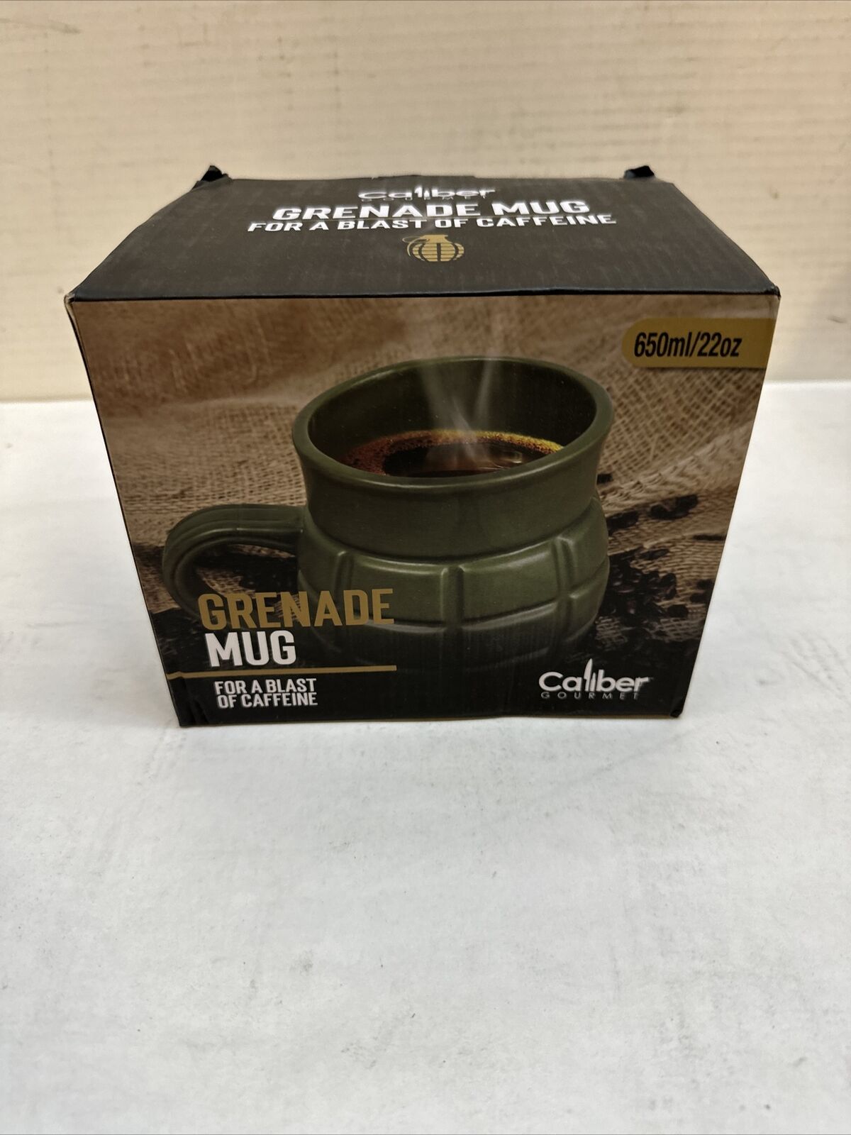 Caliber Gourmet Grenade Ceramic Coffee Mug