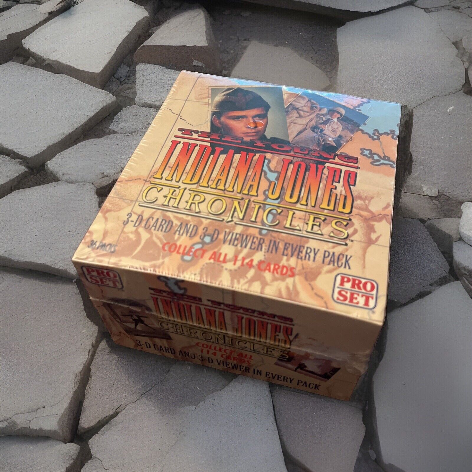 Vintage 1992 Sealed Pro Set Indiania Jones Chronicles 36 Packs Trading Cards New