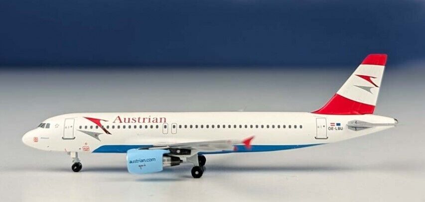 Aeroclassics AC411169 Austrian Airlines A320-200 OE-LBU Diecast 1/400 Jet Model