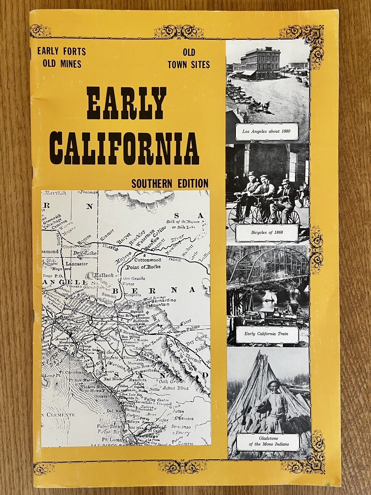 Early California Altas First Edition Southern CA 1974 Map Vintage Photos History
