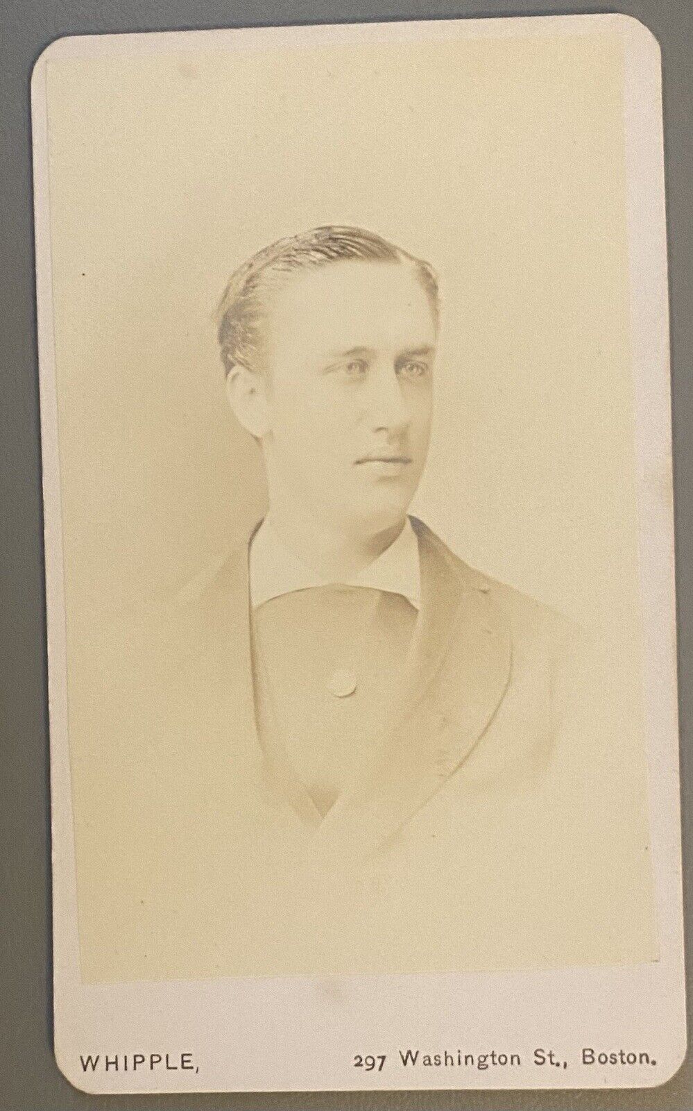 1873 Charlie Sweasy Boston MLB Cdv 1st Pro Baseball Team Member Cincinnati Reds