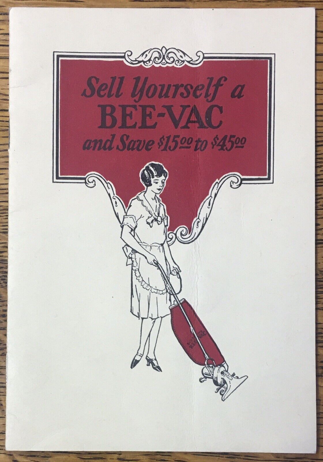 Sell Yourself a Bee-Vac Manual, Vintage Paper Vacuum Instruction Booklet