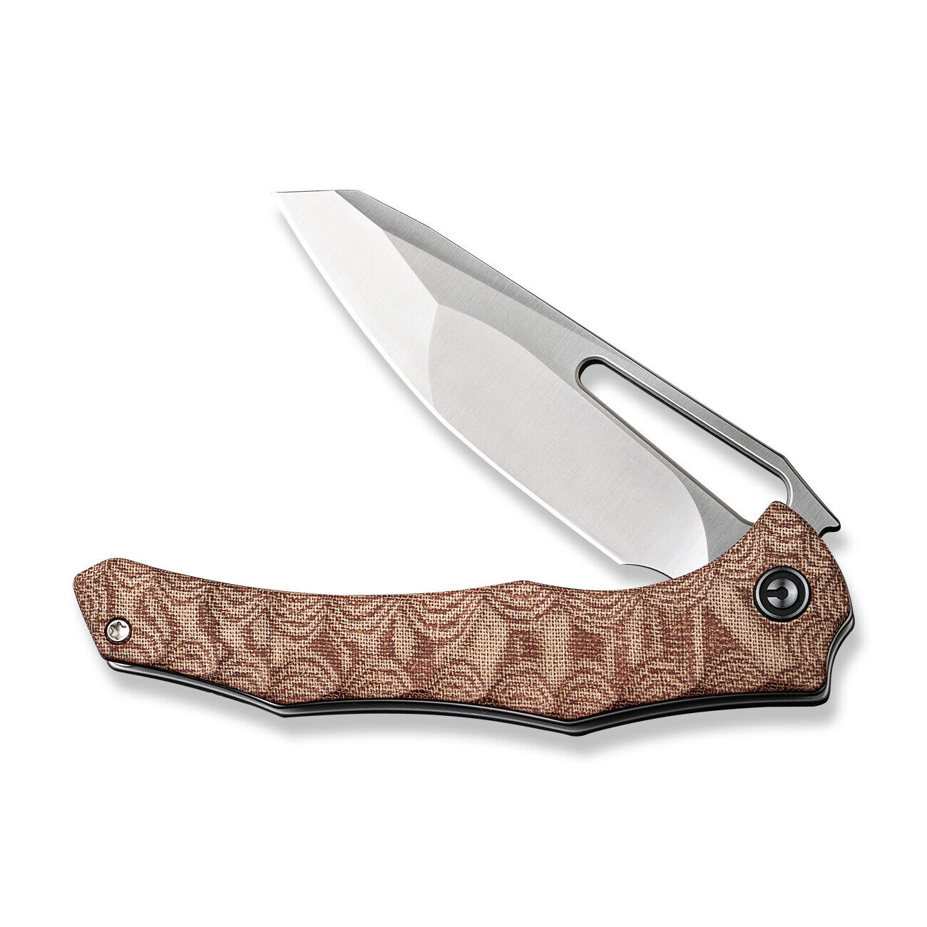 Civivi Knives Spiny Dogfish C22006-4 Brown Micarta 14C28N Stainless Pocket Knife