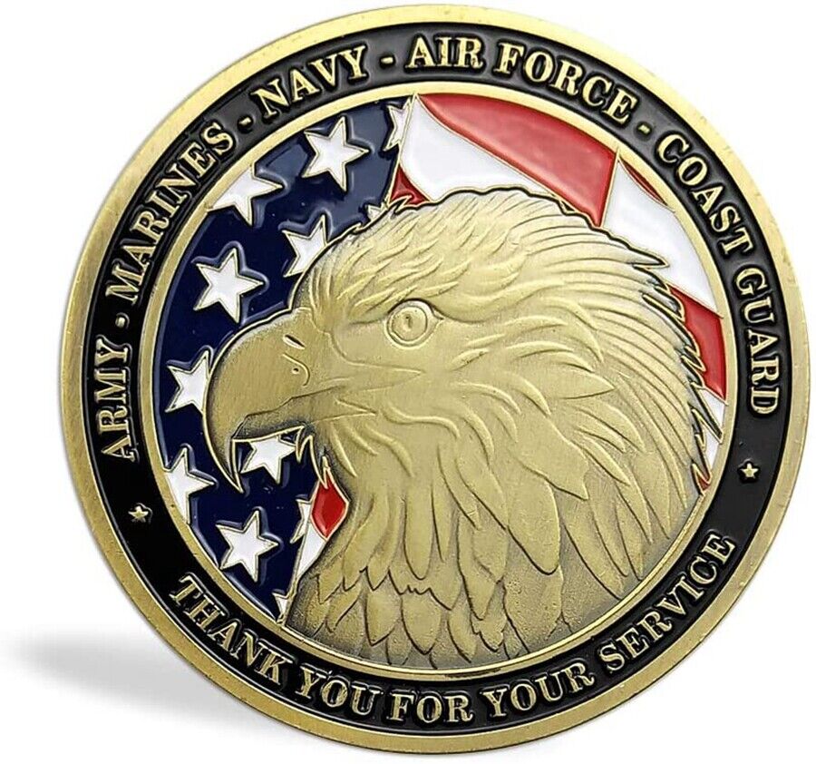 50pcs US Military Family Challenge Coin 