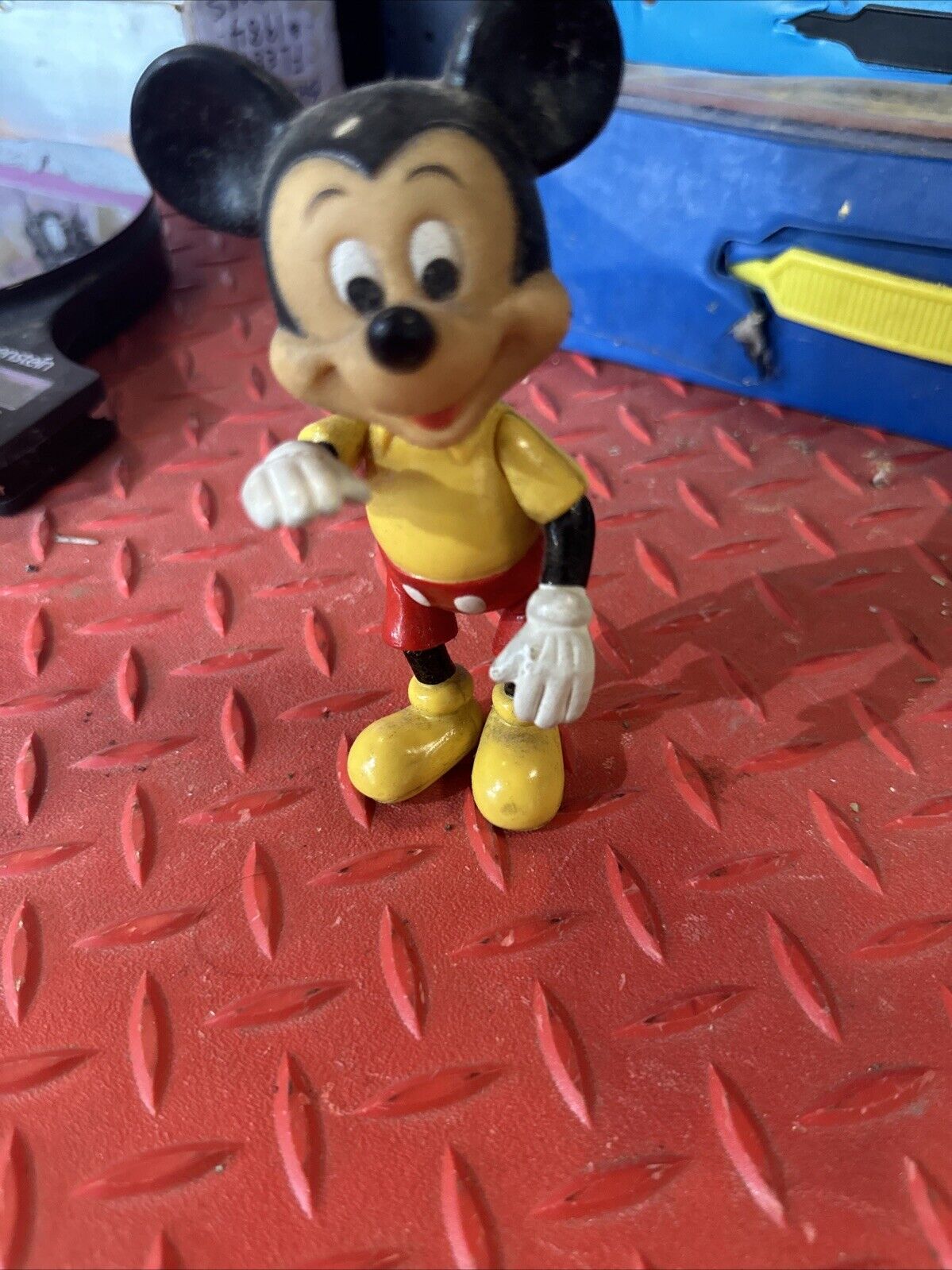 Vintage Mickey Mouse Plastic Doll Rare