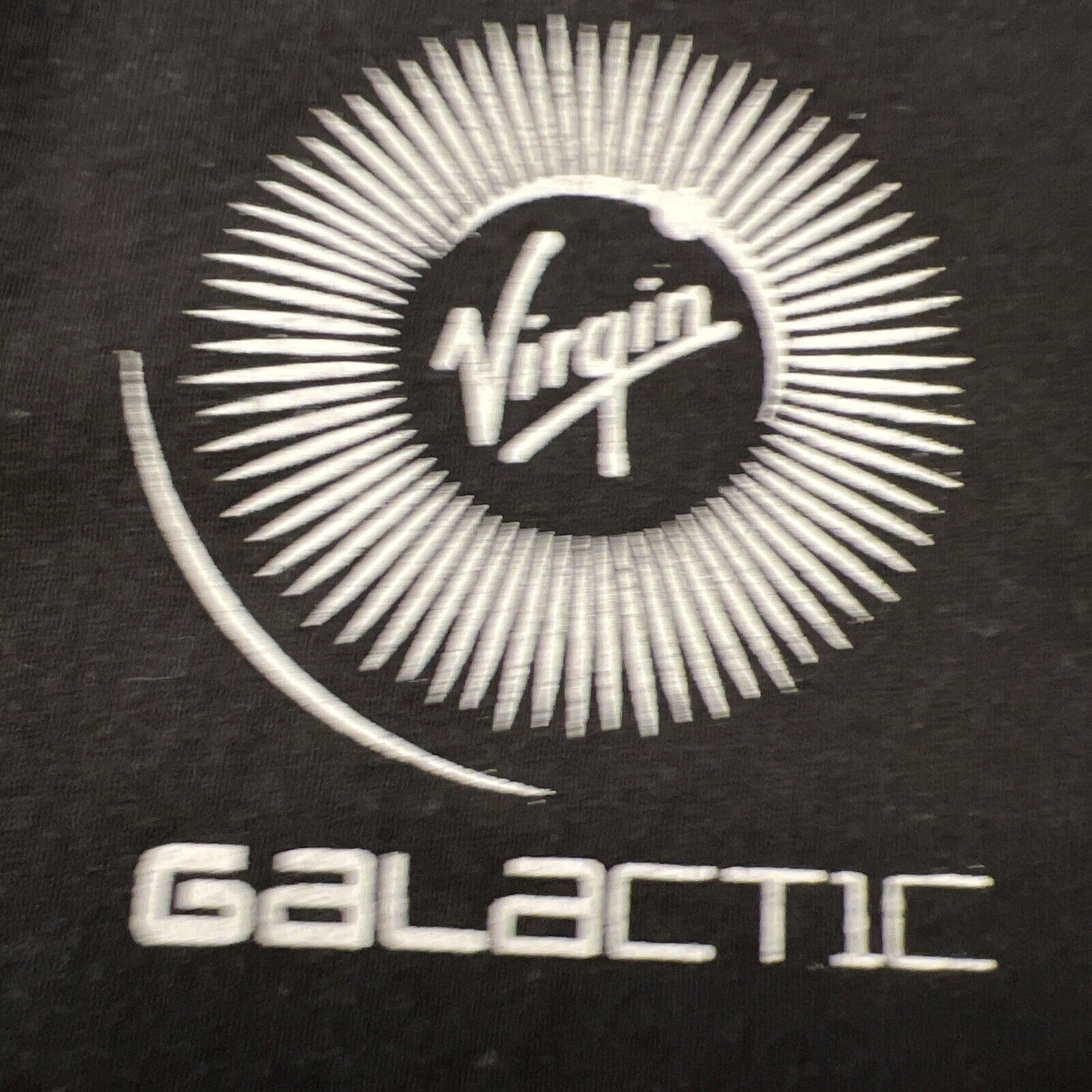 NWOT Virgin Galactic Space Exploration Planes Shirt Medium Black Richard Branson