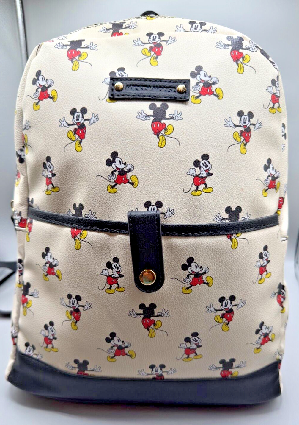 Disney Mickey Mouse Classic Allover Print 14 inch Medium Backpack