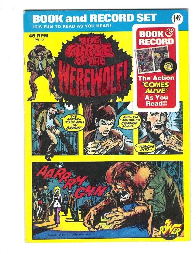 Curse of the Werewolf Power Records PR17 1974 VF/VF+ Beauty Combine Shipping