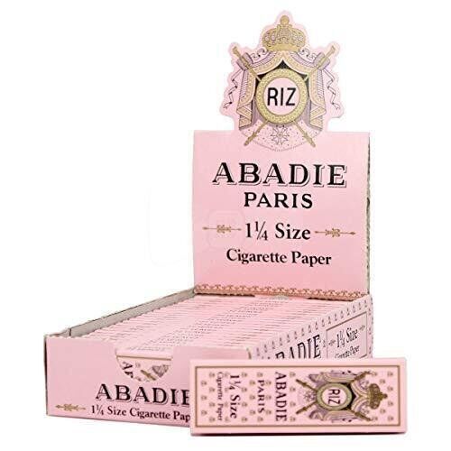 Abadie Paris Cigarette Paper 1 1/4 (79mm) Full Box of 24 Booklets