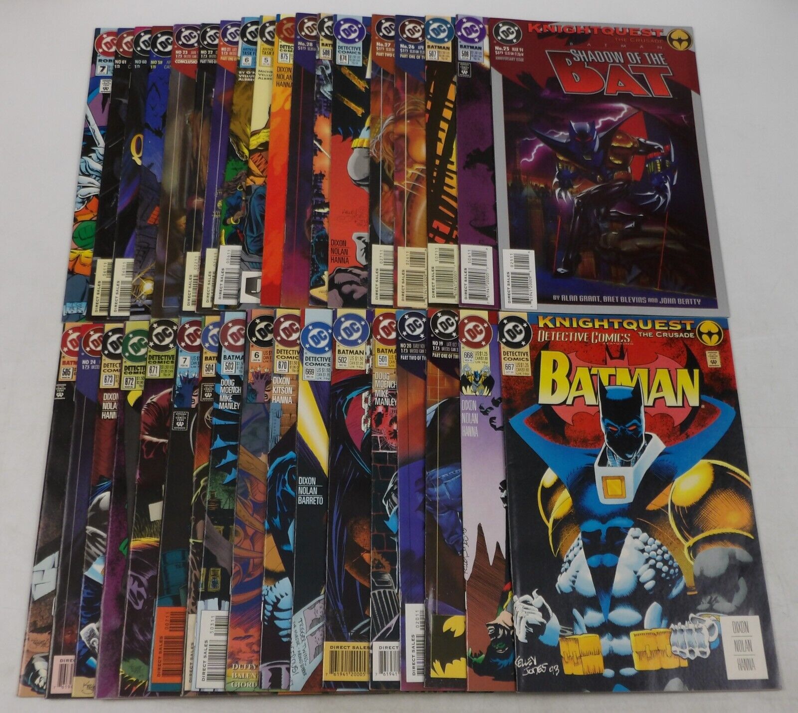 Batman: Knightquest #1-35 VF/NM complete crossover story Crusade Search DC