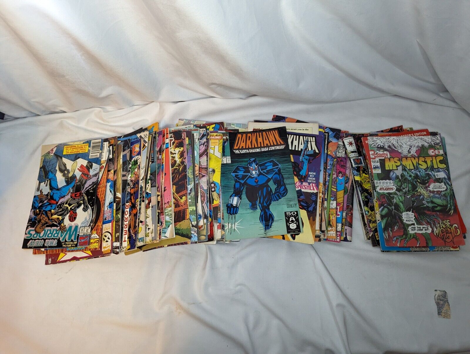 Huge Lot Of 80 Marvel And DC Comics Books From The 1980s-90s