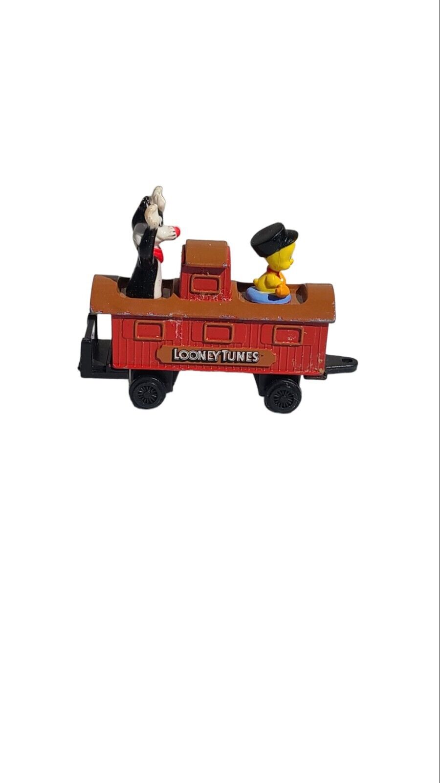 Vintage 1989 Looney Tunes ERTL Tweety & Sylvester Die-Cast Caboose Train