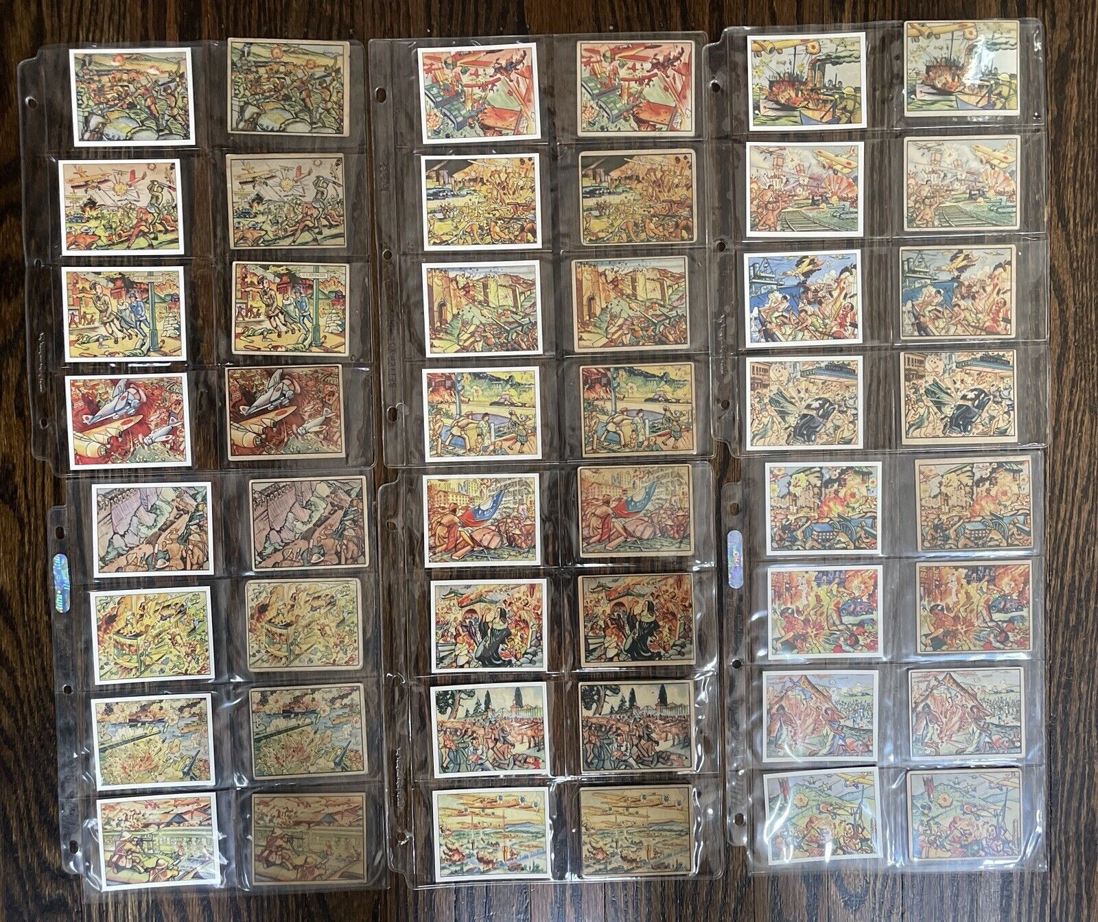 1938 Gum, Inc Horrors Of War Non-Sports Collector Cards, Near Complete 1-288