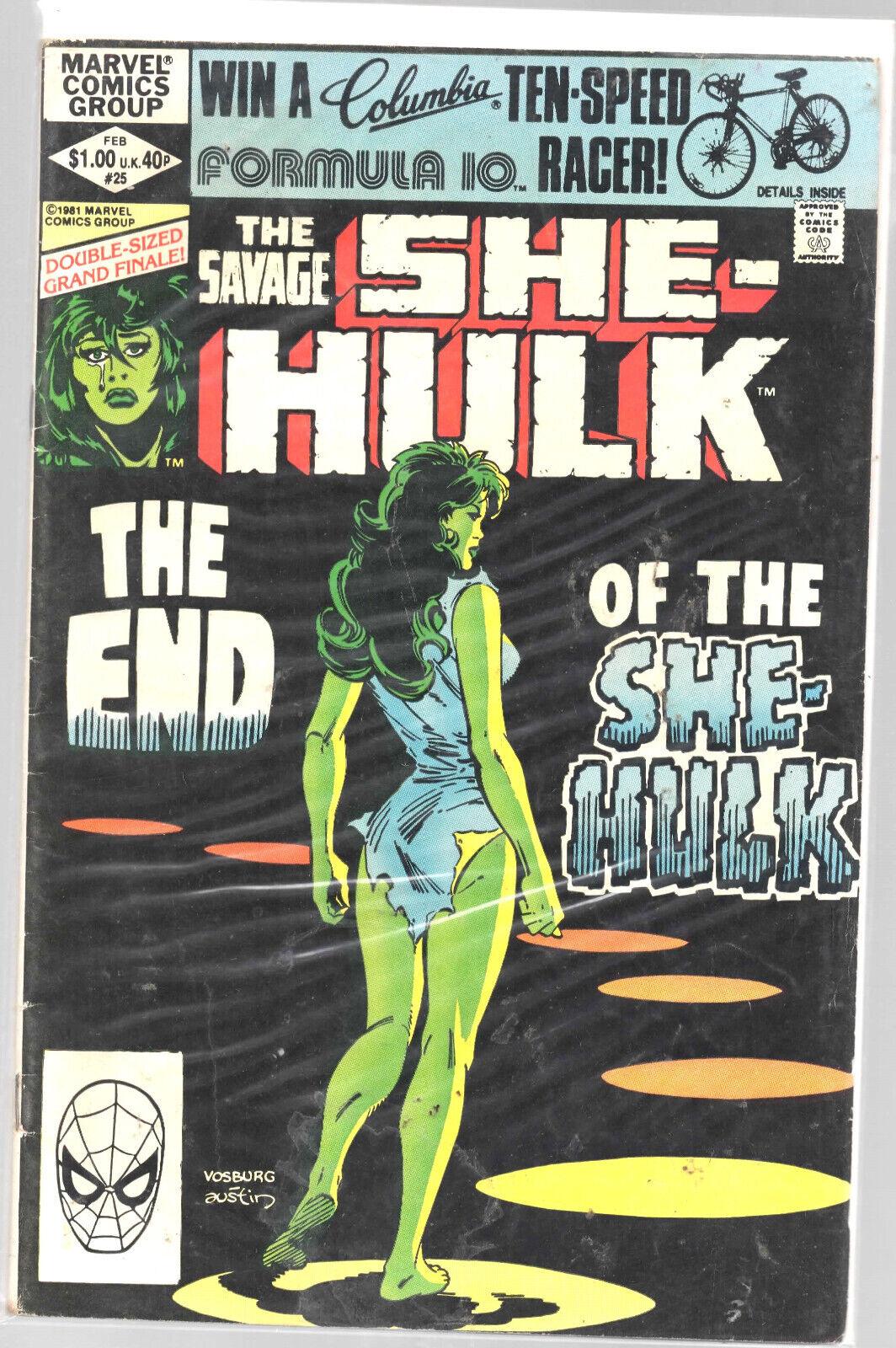 SAVAGE SHE-HULK #25 last issue
