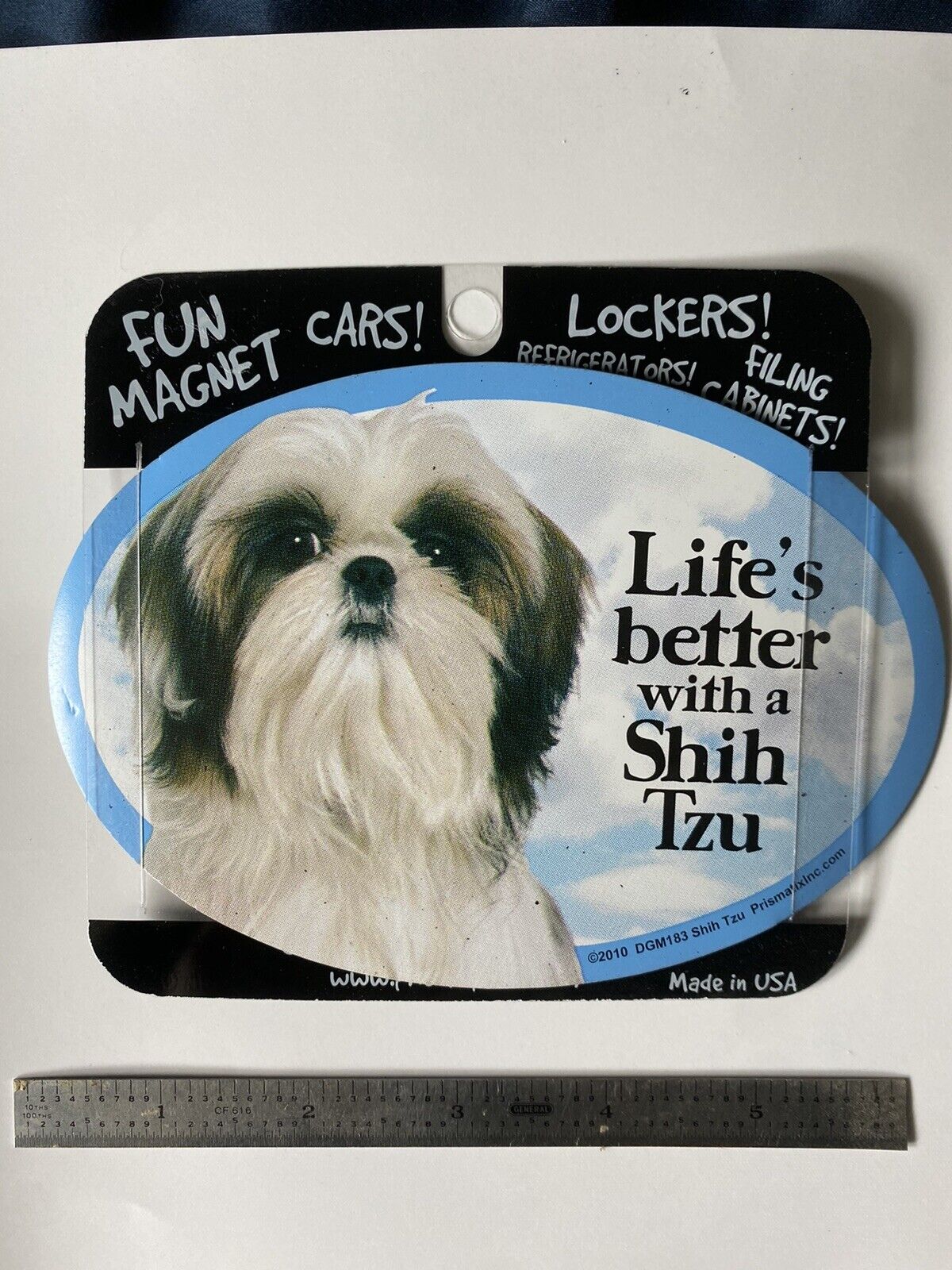 Dog Magnet Life’s Better Shin Tzu DOG LOVERS