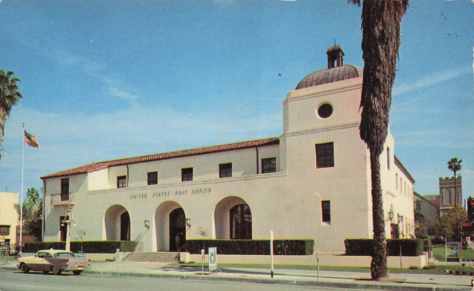 Riverside CA California Old Courthouse Post Office Orange Street Postcard E35
