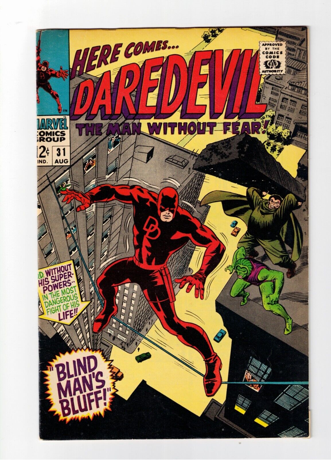 DAREDEVIL # 31  1967 MARVEL COMICS