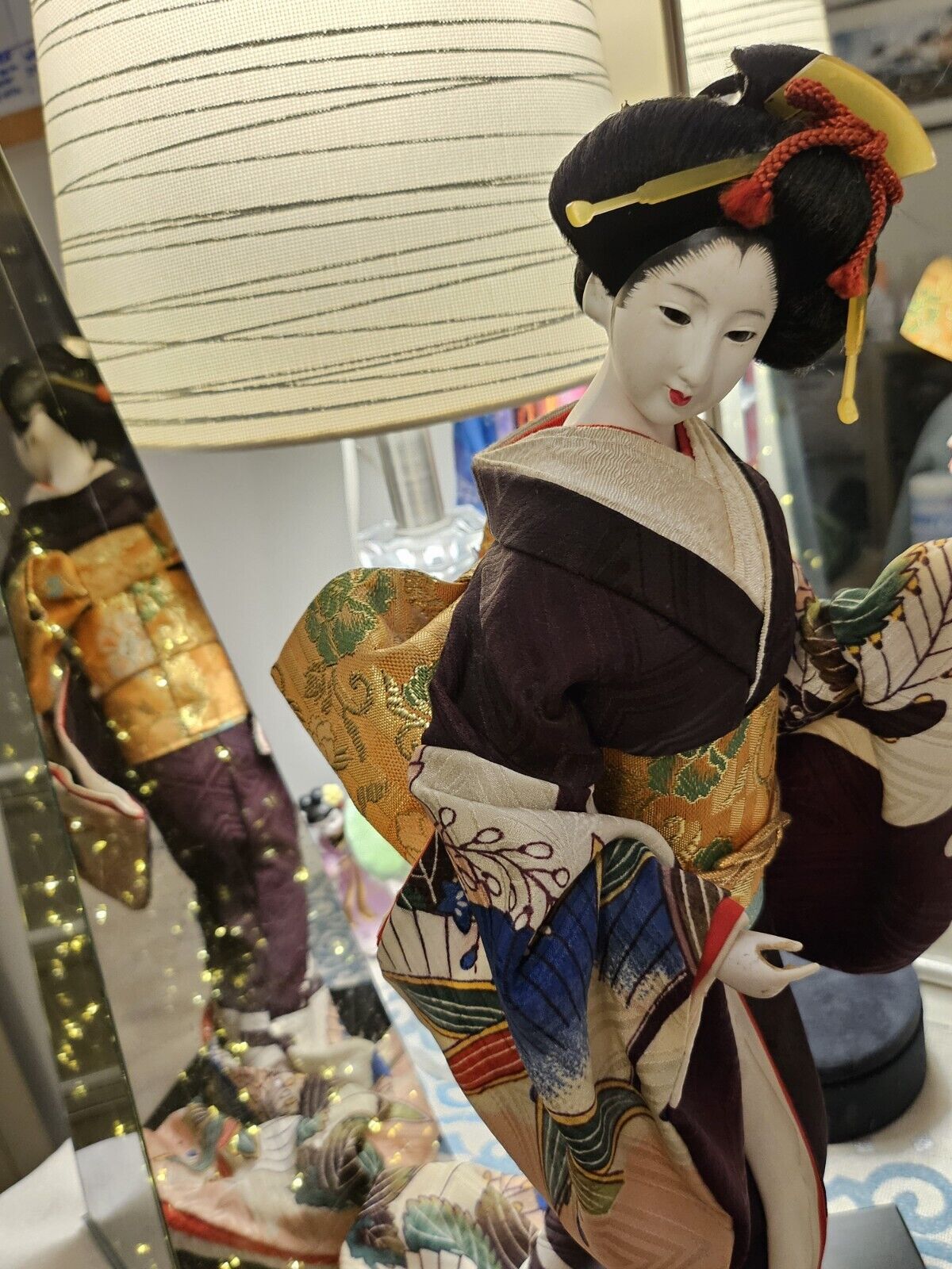 Gorgeous faced Vintage Japanese Doll Oyama Doll Geisha Maiko