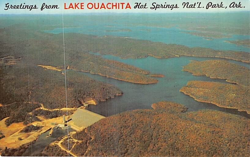 Postcard AR: Greetings from Lake Ouachita, Hot Springs NP, Arkansas