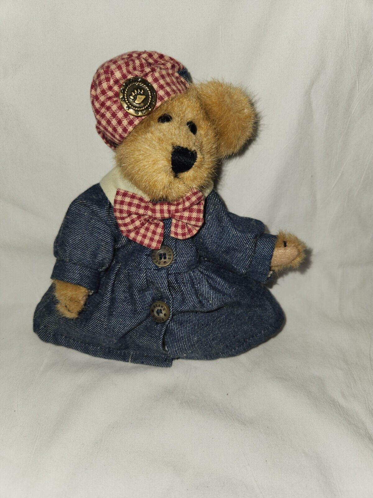 Boyds Bears Country Dress Stuffed Plush Jointed 6 Inch
