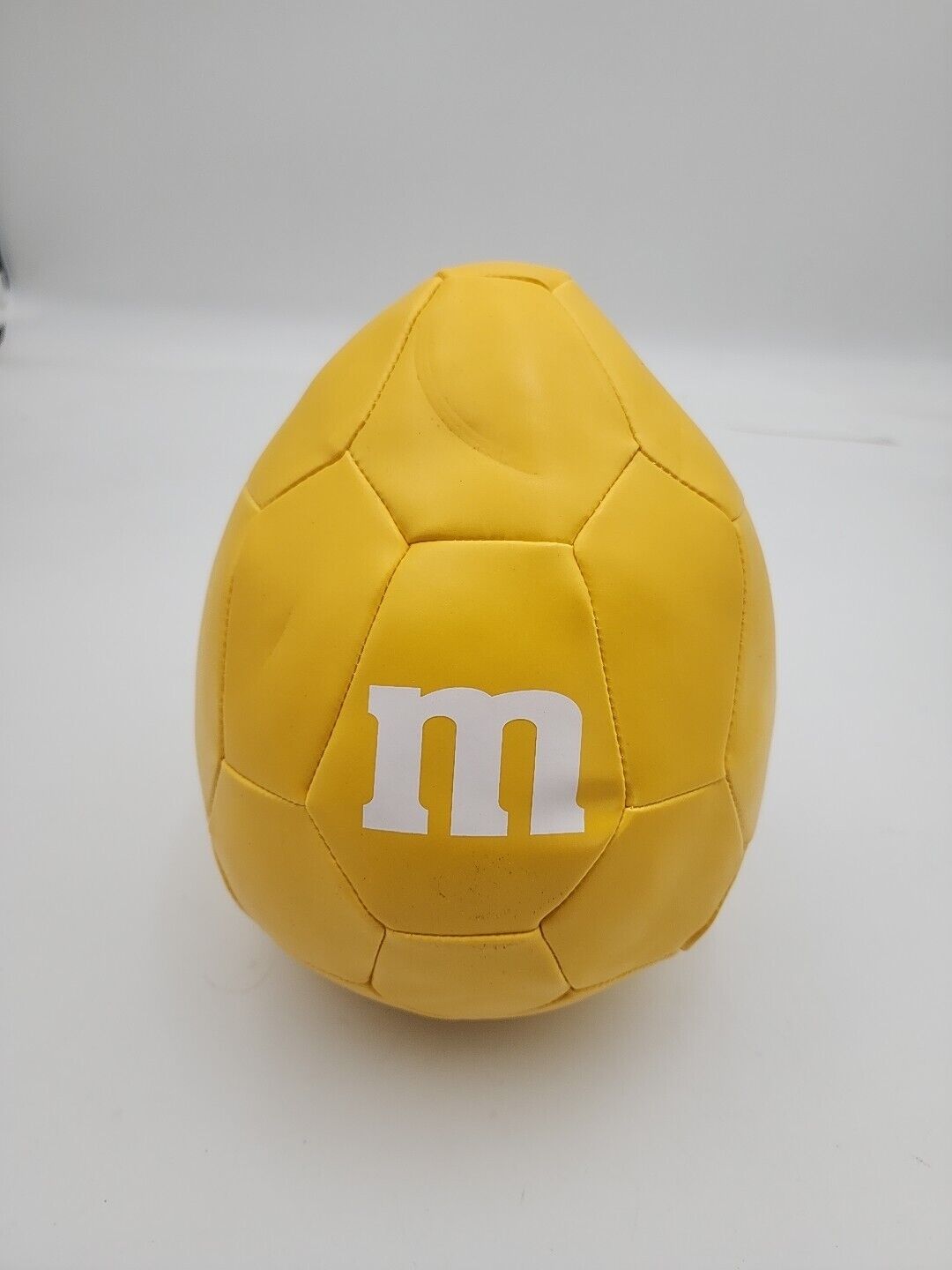 M&M \'s Original M-Ball Soft Oval (peanut) Egg Shaped Plush Soccer Ball 2014
