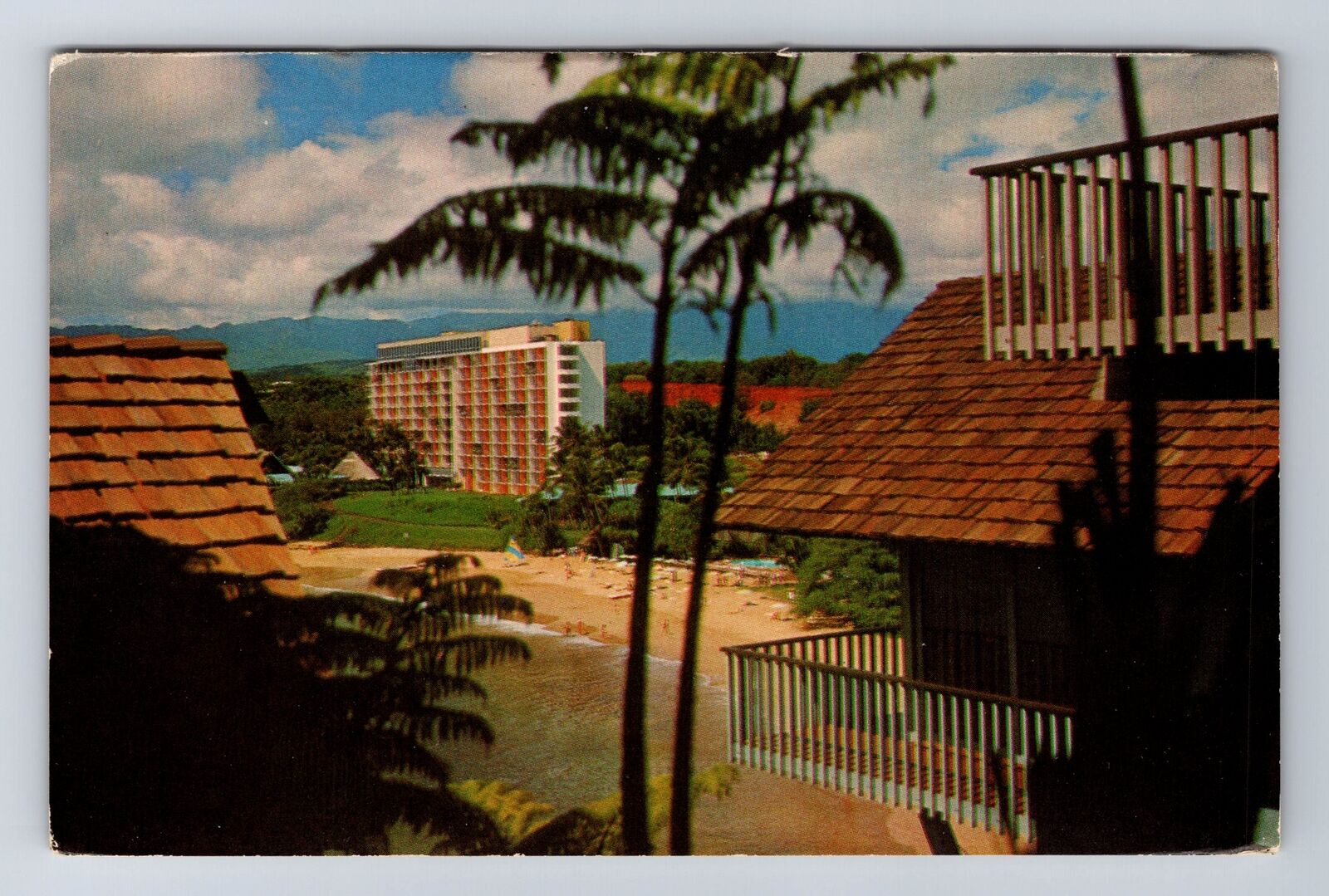 Kauai HI-Hawaii, The Kauai Surf, Antique, Vintage Postcard
