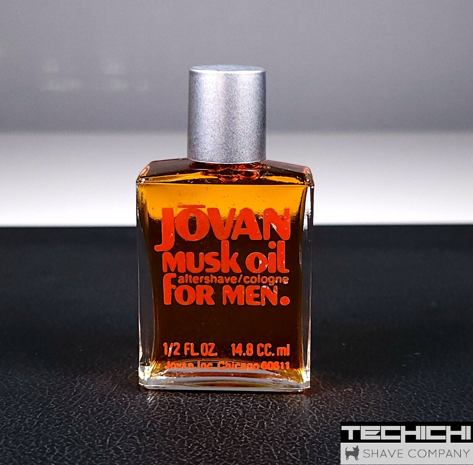 Jovan Musk Oil For Men Vintage Aftershave/Cologne - 0.5oz