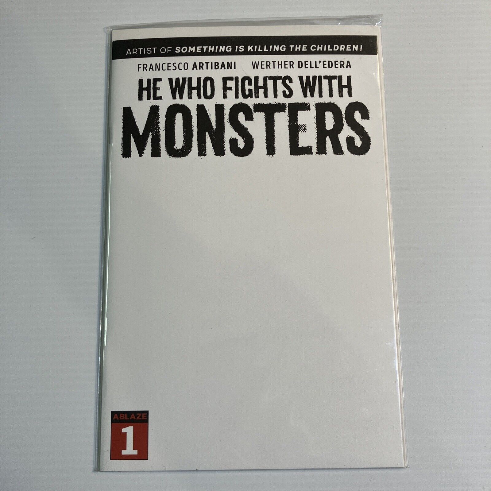 He Who Fights With Monsters 1E Blank Sketch Variant NM 2021 Combine Shipping