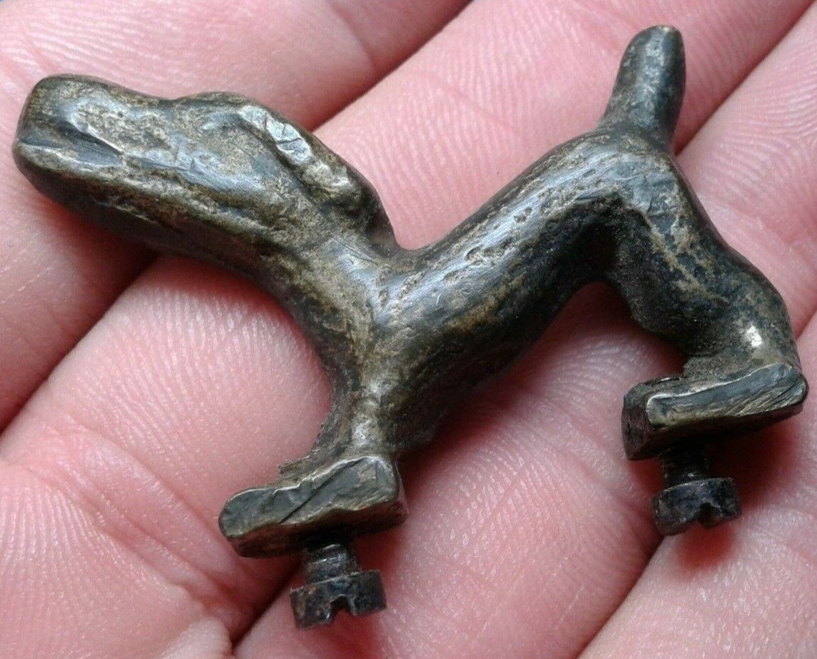 Dog Vintage Bronze Artifact.